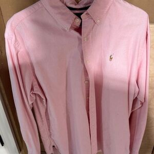 Ralph Lauren Light Pink Button-Down Oxford Shirt